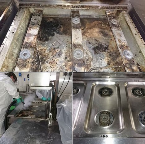 Before and after of an exterior brass cleaning in Edinburgh. Make all first impressions count and impress: backofhouse.co.uk #CommercialCleaning #TR19