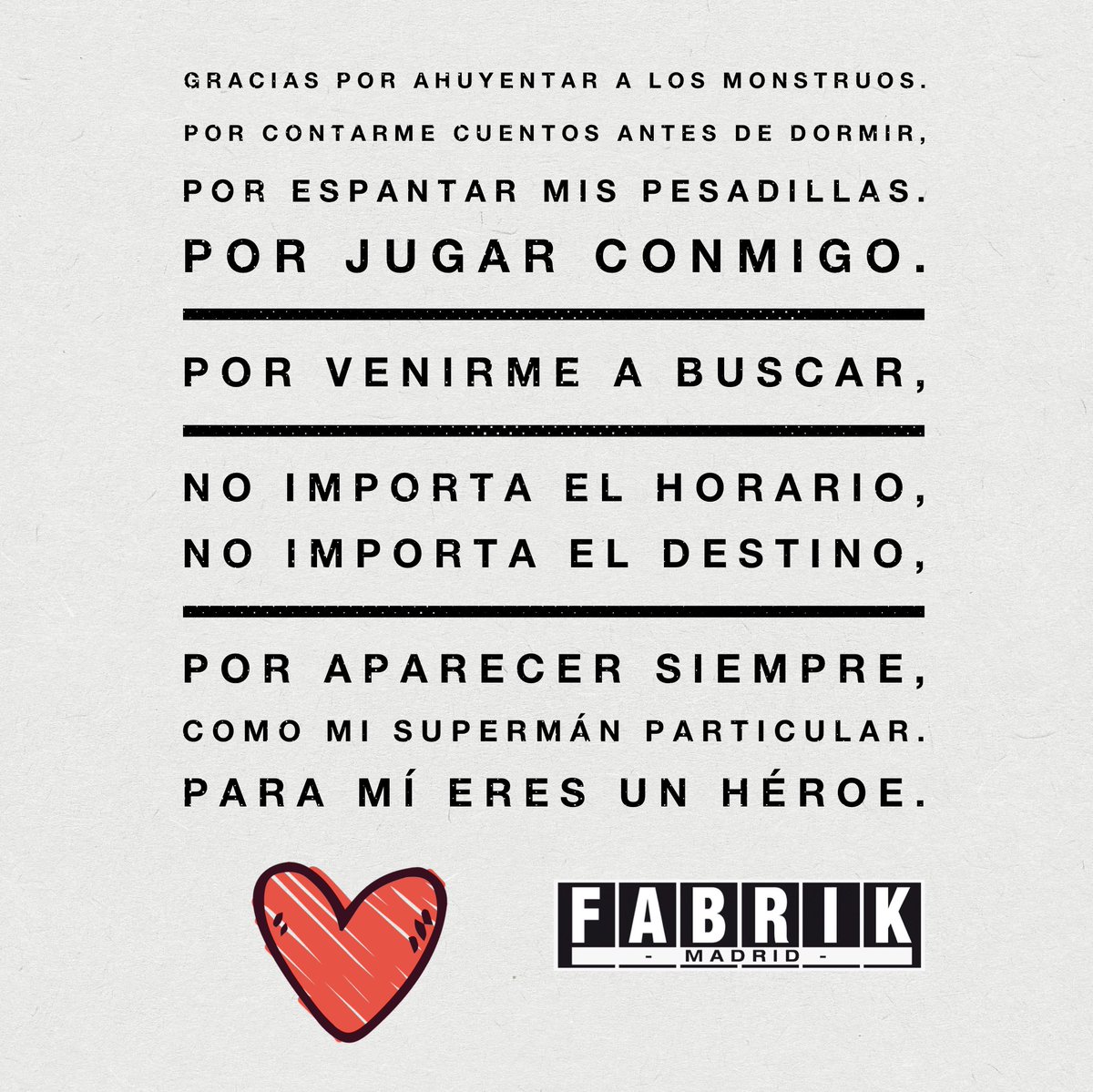 fabrikdiscoteca's tweet photo. ❤️ #FelizDiaDelPadre https://t.co/5KsEd5JSF2