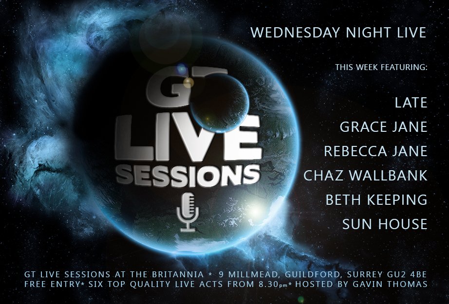 GTOpenMic's tweet photo. Great line-up for this Wednesday's @GTLiveSessions at @BritRulesTheWey.
#gtlivesessions
#wednesdnightlive
@gavguitar https://t.co/iVNNNtjm5d