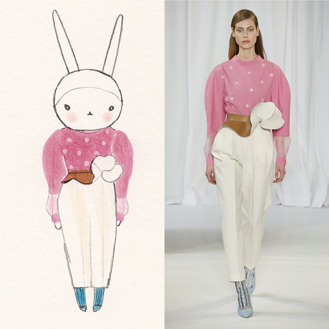 Today I'm wearing Delpozo