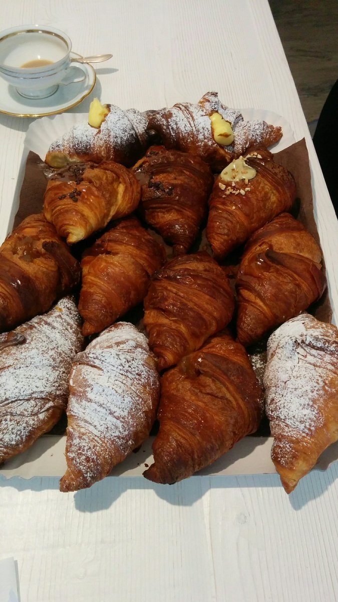 cookinvenice's tweet photo. Our photographer and video maker was worried we would starve during the shooting of our video recipes, turned up with croissants and soppressa! ๐๐๐ Stay tuned, soon video recipes on our blog! #lifeofafoodblogger #cookinvenice #cookinginitaly https://t.co/gYj8QcFd3a
