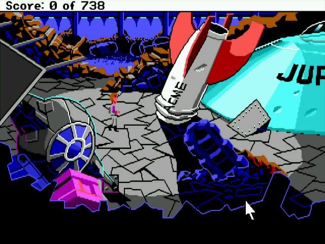 Opening scene for Space Quest III: The Pirates of Pestulon