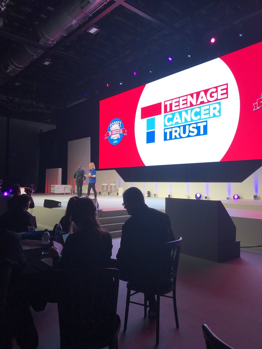 DominosRally's tweet photo. Laura Zabel from @TeenageCancer takes to the stage to talk about our three year partnership #DominosRally2018 https://t.co/AzVTS3ZdzC
