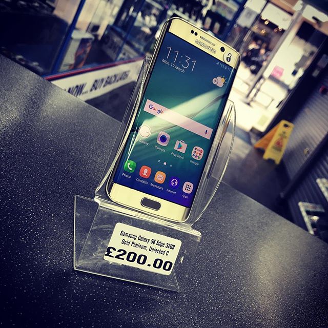 Samsung Galaxy S6 Edge 32GB Gold Unlocked C JUST £200!

Trade your tech and consoles in for cash! Buy-back available. #Samsung #S6Edge #Mobile #Phone #Trade #Exchange