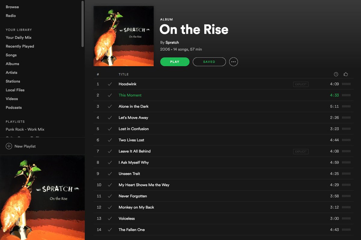 spratch's tweet image. Spratch — On the Rise is live on @Spotify → buff.ly/2ppLNPw | Stream it, share it, but most importantly enjoy it. Happy listening! More info at spratch.com  #spratch #punkrock #acoustic #poppunk #indie #rock #music @SpotifySA #MusicMonday @PlaySAMusic