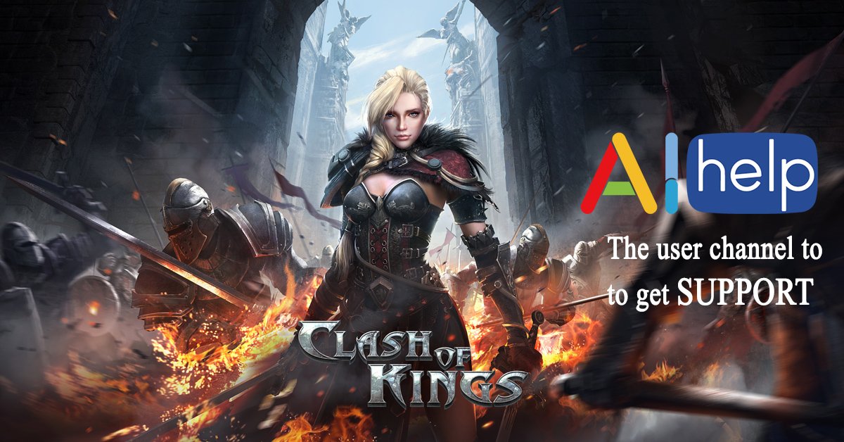 AIhelp1's tweet image. Clash of Kings has been using AIhelp platform to engage with their users and drive the result they set for.
Its tour turn to try it free: aihelp.net
#AIHelp #Cok #ClashOfKings #Chatbot #FacebookBot #CustomerSupport