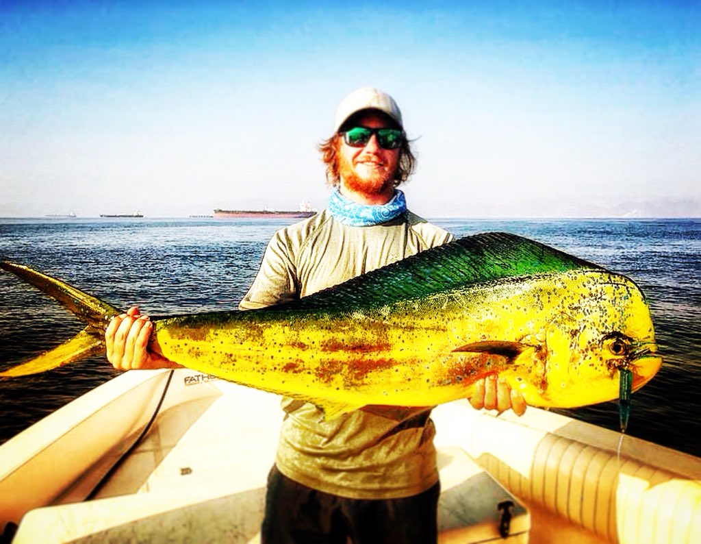 DarynDalton's tweet photo. Happy #MahiMonday from our friend Magan in the UAE 🇦🇪 have you ever been fishing in Fujairah? 
🎣               🔥               🌮
#MondayMotivation https://t.co/M6b7tO4LMe