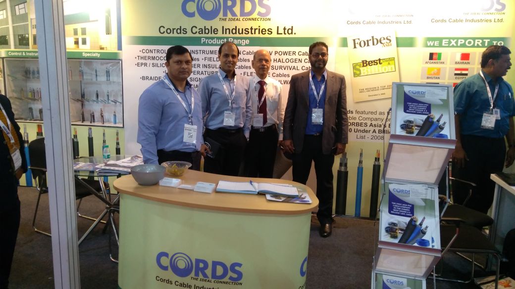 CORDS_CABLE's tweet photo. It was a great #show for #Team #Cords at #Elecrama2018 - India's largest #electrical show.
#Cable #Electricity #Cables https://t.co/67SdlG6wTs