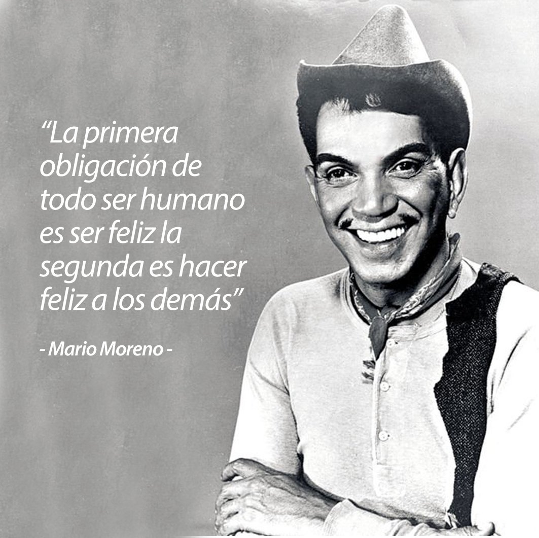 erguachar069's tweet photo. Jodedores! #FelizLunes #MiGente recuerden #La Primera obligación de todo ser humano es ser feliz, la segunda es hacer feliz a los demás" #MarioMoreno #Cantinflas https://t.co/MwsjxSg51F