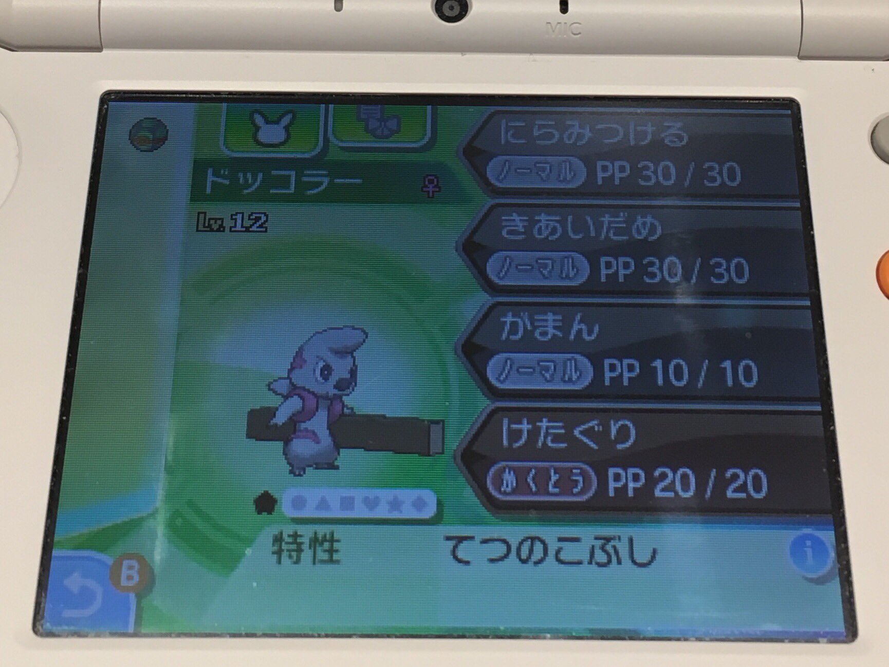 ピノガッザ レジェアル 夢オシャボ個体を作ってみます 手順3 手順1で捕まえたローブシン レベボ とメタモンを預かり屋に預けてドッコラー レベボ を孵化させる この時理想の性格のメタモンにかわらずのいしを持たせて預けると良いでしょう 孵化した