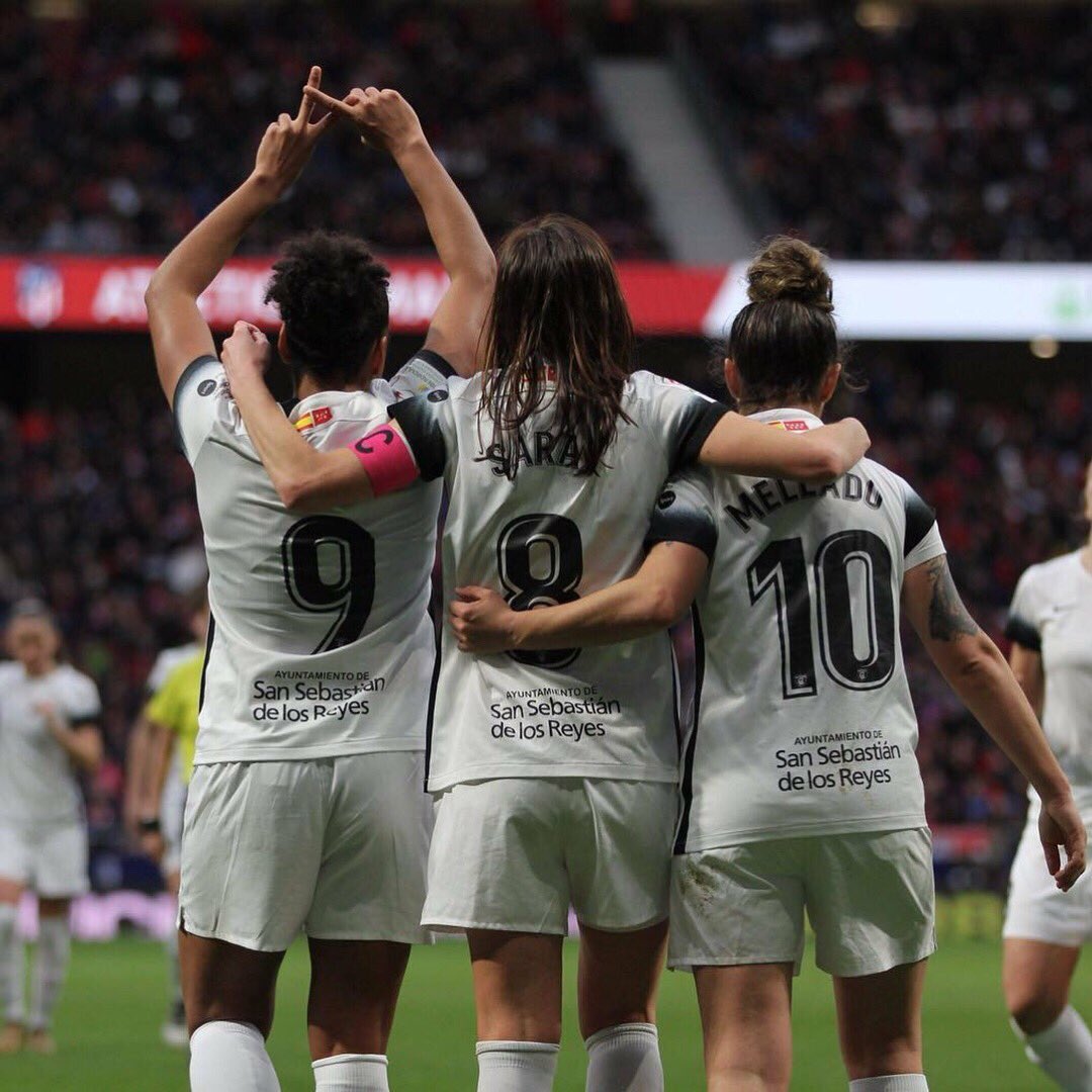 BeachSoccer_WW's tweet photo. Waiting for the summer 🏝 to come, our #beachsoccer #ambassador Alba Mellado, has been rocking it at the #wandametropolitano this weekend in a @LigaIberdrola game with @MadridCFF vs @Atleti!! ⚽️⚽️⚽️💪💪💪 https://t.co/ybb1o9WS3S