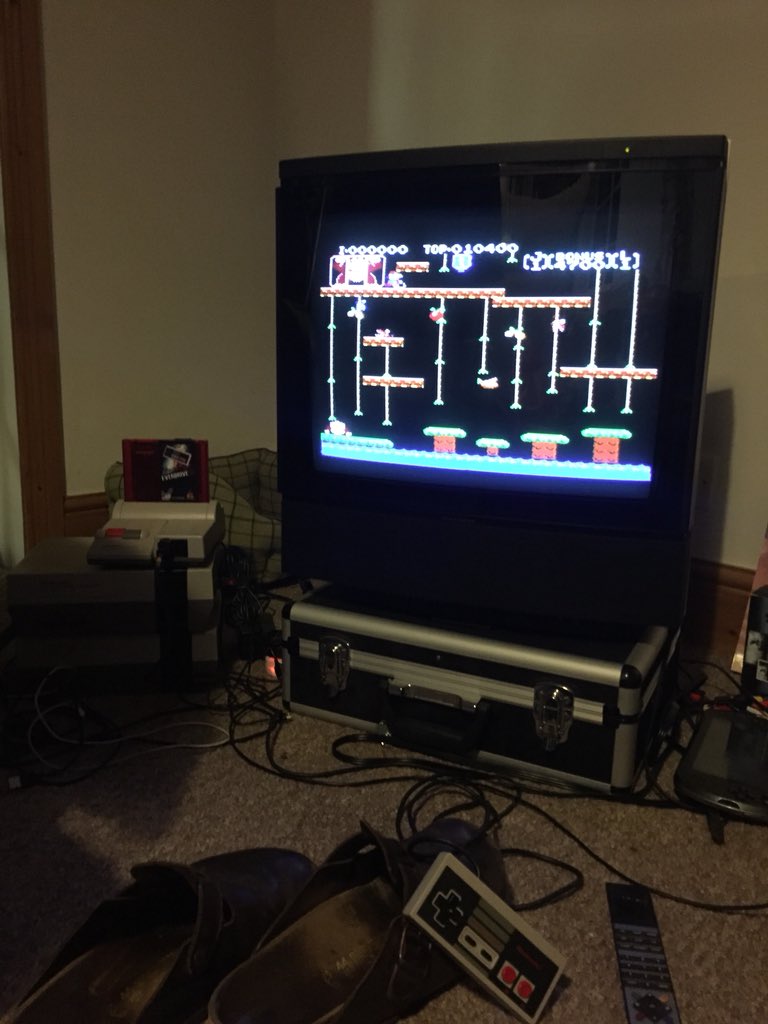 <a href="/RGDSpodcast/">RGDS Podcast</a> This is my setup right now. On the floor in a beanbag. The only way to play.