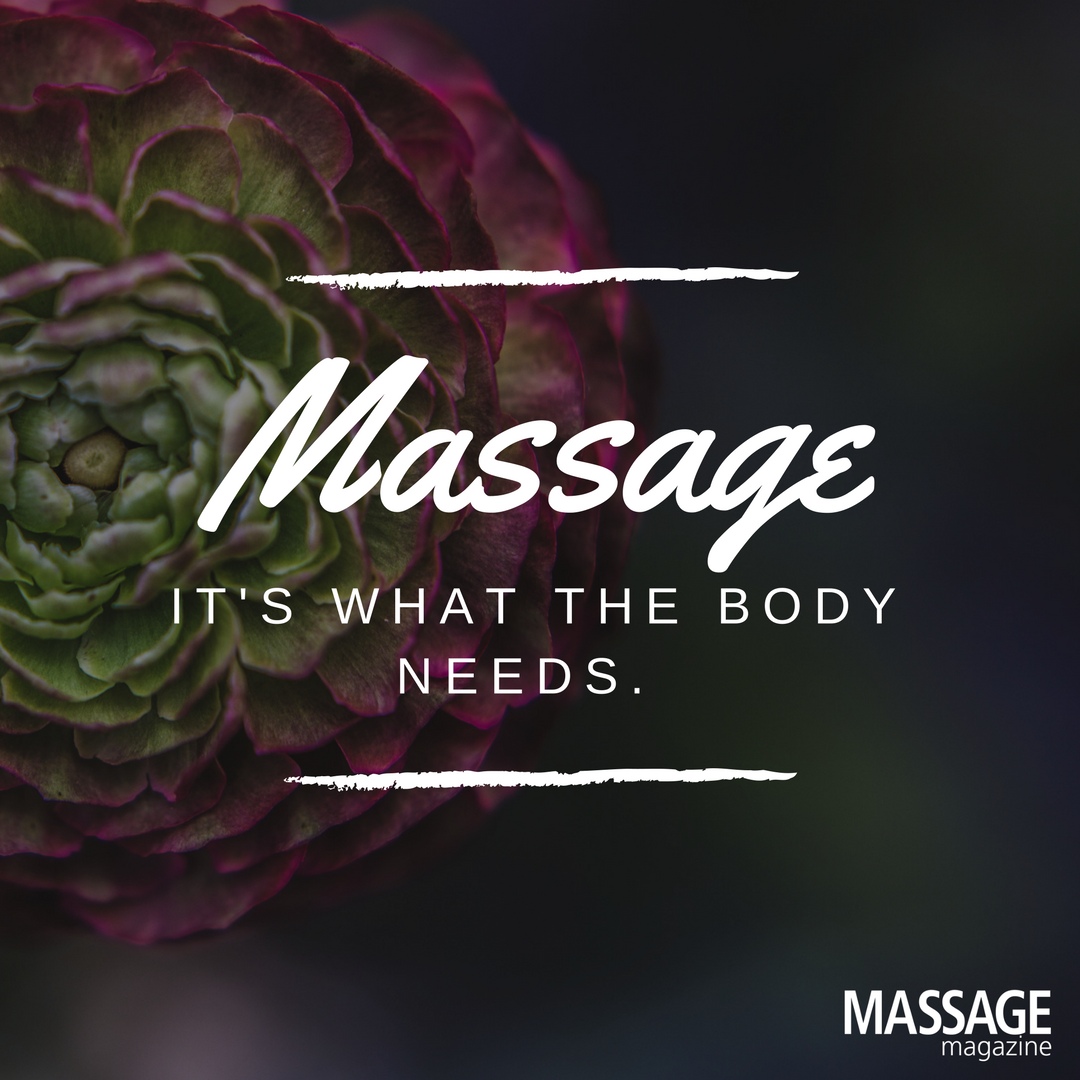 massagemag's tweet photo. Massage is important. It's what the body needs. https://t.co/ARoFnGM2du