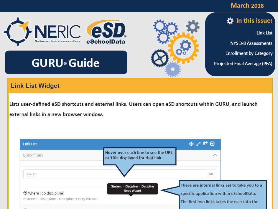 eSDTeam_NERIC's tweet photo. 📊The NERIC eSD GURU Guide is now available for March!
Click the link for more information: https://t.co/6oxpgrTVHT
#GURUGuide https://t.co/CRNKeuoeBP