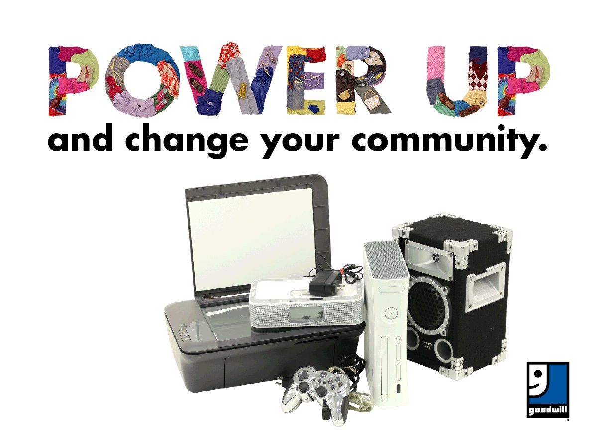 MarionGoodwill's tweet image. Donate your electronics for someone else to enjoy and be a sustainable shopper by picking up something for yourself too! #GoodwillSC