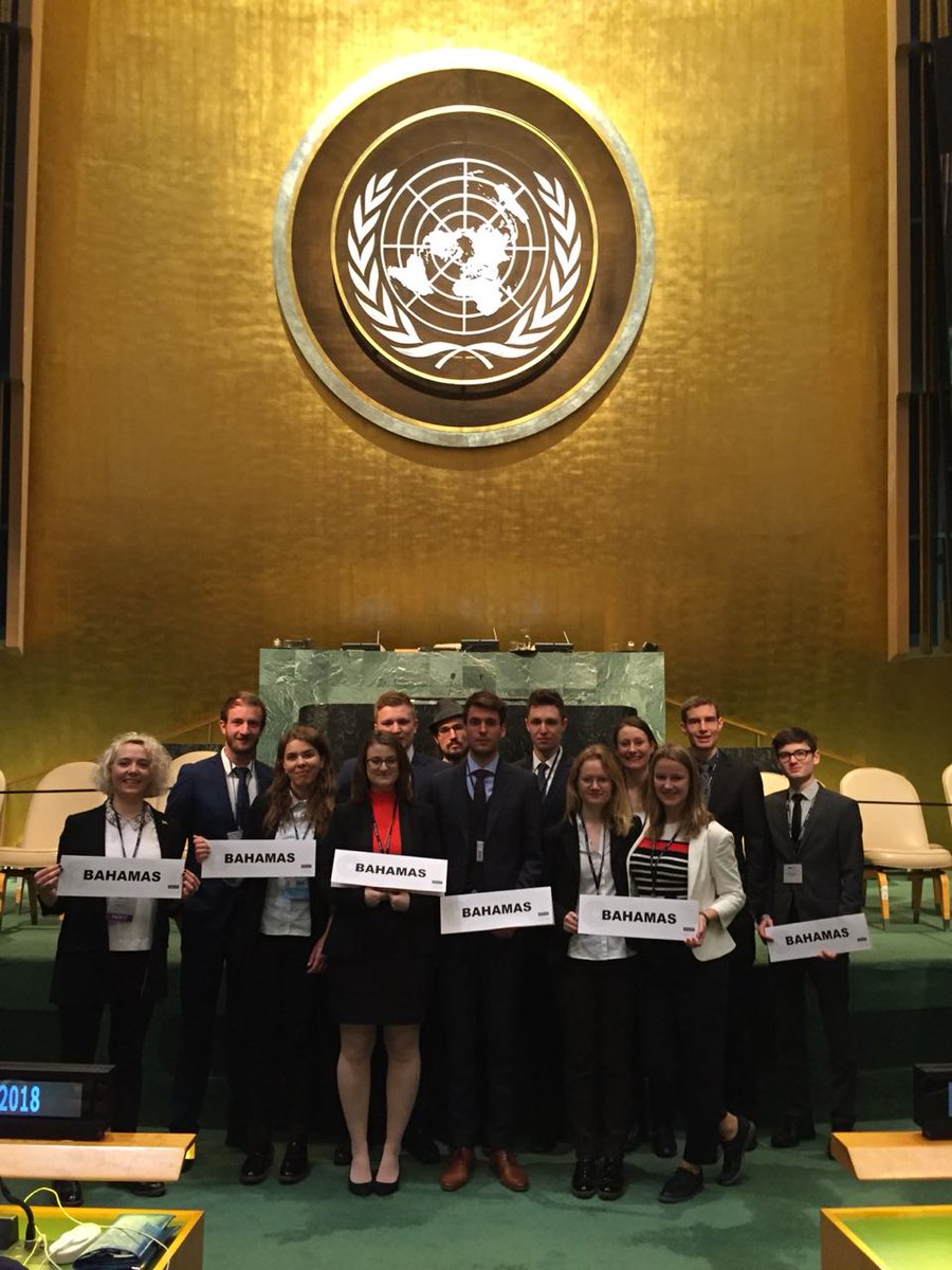 nmunreg's tweet photo. The delegation of the Bahamas has finally arrived to the UN General Assembly Hall! What a great experie ce!!! @TheOfficialNMUN @AuswaertigesAmt @MOFABahamas https://t.co/okL8y7tten