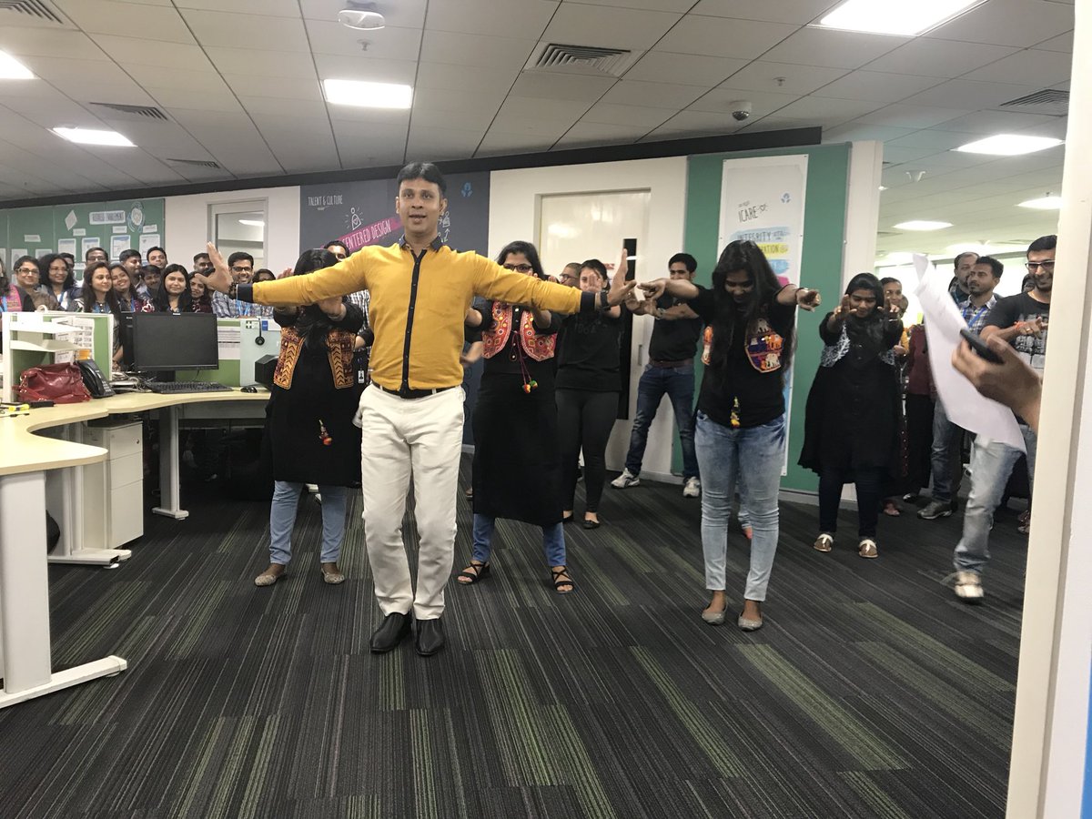 saasnp's tweet photo. Fantastic to have Kath open the talent and culture lab at ANZ , blore . A flash mob by the team added fun to RPA review !! https://t.co/zZGSIAFTSL