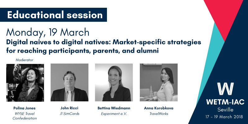 How are you evolving your communication strategies for parents, programme participants and alumni? Advice from our experts, ahead in 30 minutes <a href="/J1SIMcard/">J1 SIMs</a>  <a href="/_TravelWorks_/">TravelWorks</a>    
<a href="/Experiment_eV/">Experiment e.V.</a>  
 ow.ly/M9B930iZc7w