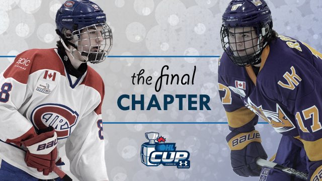 PrioritySelect's tweet photo. Vaughan 🆚 Jr. Canadiens

📍 Mattamy Athletic Centre
⏰ 7:00 p.m. 
📺 Sportsnet Ontario

The final chapter is set. Buckle up. #OHLCup https://t.co/QNNxZ6LgU3