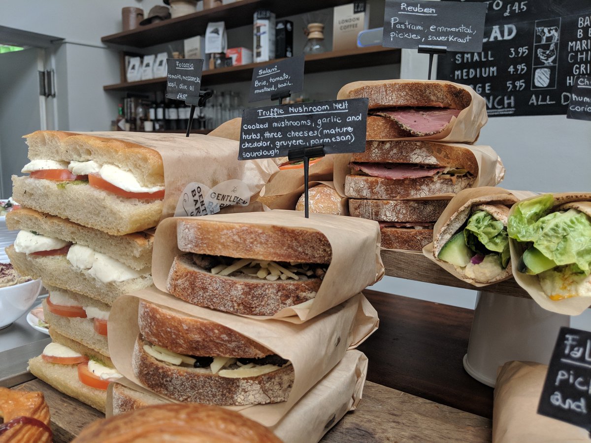 TheGBswhatwhat's tweet photo. Freshly made sandwiches, salads, soups and cakes , all home made &amp; available to eat in or takeaway at all of our sites!  Aren't you lucky! See you for lunch!
.
.
#healthylifestyle #foodgasm #healthyeating #eat #foodpic #yum  #lunchbreak #foodie #lunching #instafood #foodlover https://t.co/sa5DAT8bZE