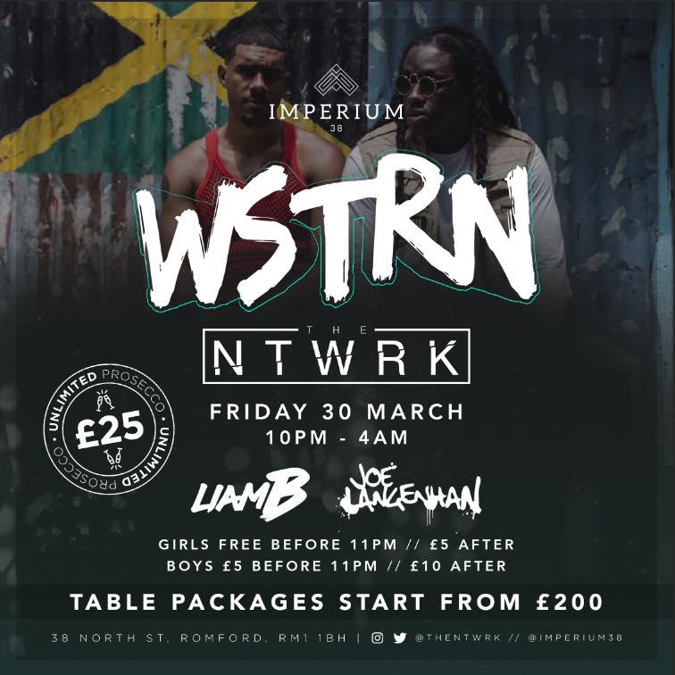 darren_manning's tweet photo. This is looking mad

@TheNTWRK_  presents
@WSTRNmusic Performing LIVE
#Romford @Imperium_38 

Get on the Guest List now > https://t.co/2eEIy48p0a https://t.co/4N7siR6vkS