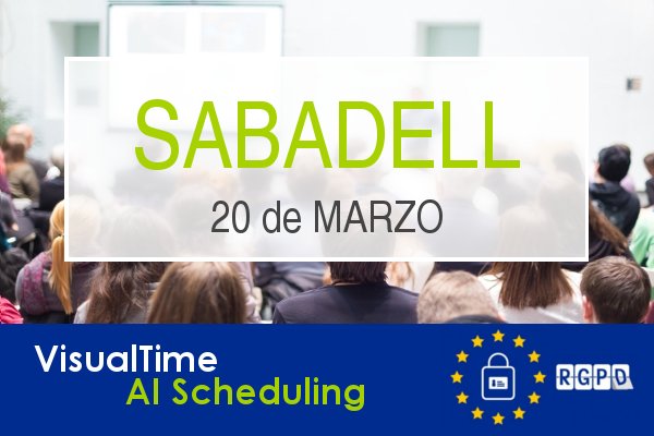 VisualTime_ES's tweet photo. Mañana 2ª #JornadaRobotics en #Barcelona #Sabadell
Presentaremos #AIScheduling la solución para una planificación automatizada sin igual. Además conoceremos como afrontar la implantación del nuevo #RGPD y su impacto en #VisualTime.
Colaboran #PwC
https://t.co/5bKFk26zr2 https://t.co/ahCu0kqvc8