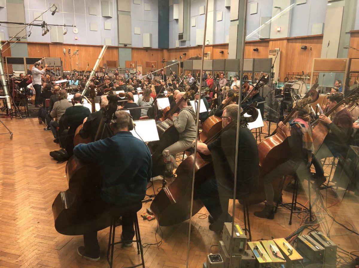 Last week in Studio One we had the marvellous <a href="/m_giacchino/">Michael Giacchino</a> recording his score for the imminent follow-up to <a href="/JurassicWorld/">Jurassic World</a> - #JurassicWorldFallenKingdom. The film will be released in theatres in June this summer.