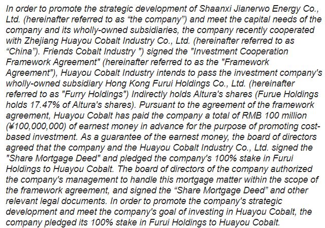 ML_SuperNinja's tweet photo. > In my opinion:
#Optimumnano as previously reported in financial trouble (reflected in their share price) & forced to transact with Huayou for $.
#Huayou wrapping up hard rock #lithium, part of strategy to be #1 player globally lithium batteries. We talk with Huayou weekly. https://t.co/9wa1lhtBLY