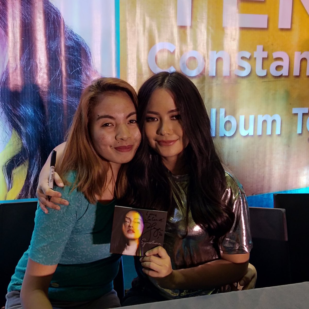 lynnedaza's tweet photo. #Synesthesia7thAlbum
#i❤Yeng
#Bestmoment
#VitaminY
#TatakY https://t.co/d22QHdg8lG