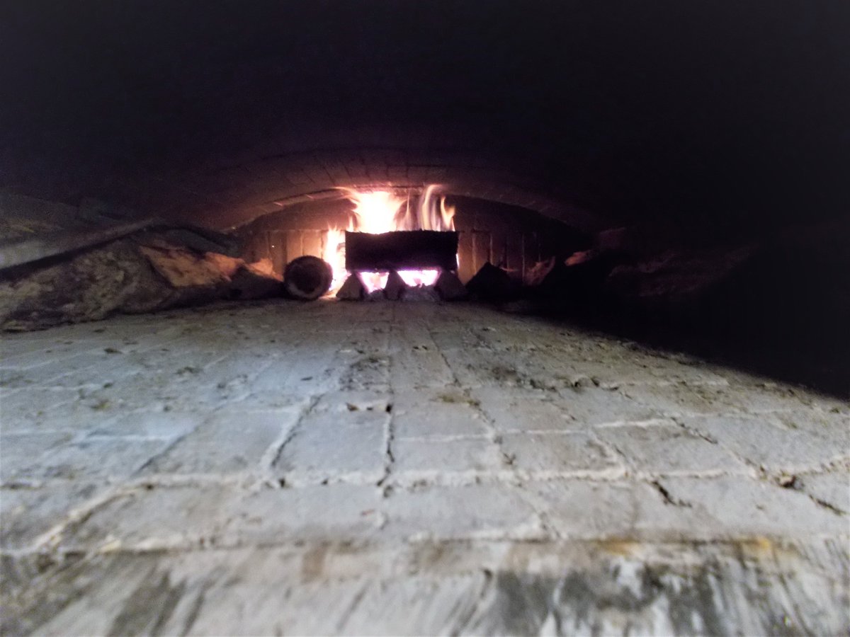 TwinForks's tweet photo. "Better than any argument is to rise at dawn and pick dew-wet red berries in a cup."  Wendell Berry
Early morning on the farm preparing the woodfired oven for several batches of roasted and toasted granola.  https://t.co/TRJgz8hCht #woodfired, #granola, #woodpowered, #solarpower https://t.co/wKYIL2YQok