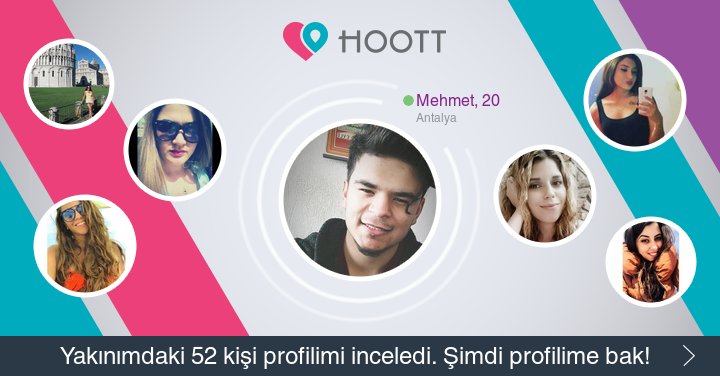 #HOOTTapp Çevrendeki yeni kişilerle tanış ve sohbet et! HOOTT ile Eğlen! goo.gl/jPUaB0