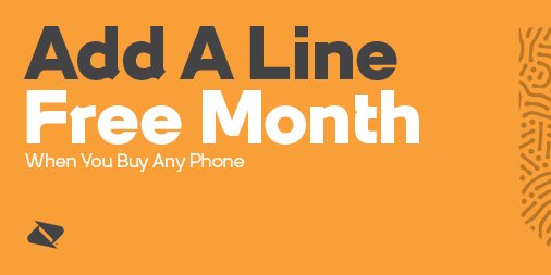 UpstateCellular's tweet image. Add a line and get a free month of service when you buy any phone. See in-store for details.