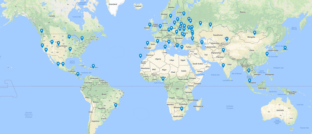 Agorise_world's tweet photo. @Monetka_Easy_27 @bitshares @BitSharesFCx Russia already has 13 cities with PalmPay Ambassadors as it is, and we want to encourage other countries to start using crypto as well. 
See the current map of cities here: https://t.co/e9Hv7nZaqy https://t.co/DvDaVBQpZ2