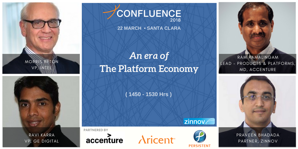 KarynLibrader's tweet photo. Learn how to power your business into the future in a Platform Economy. Hear @Accenture’s Product & Platform Engineering Lead, Ram Ramalingam, at #ZinnovConfluence 2018. March 22nd in Santa Clara: https://t.co/Wz2kfOm7gv #DigitalisNow @ramd_ramalingam @Accenture_US @Zinnov https://t.co/yQIizT8gaj