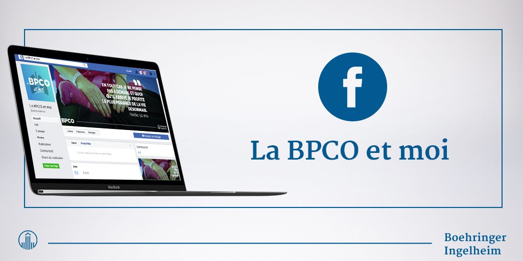 Nous sommes maintenant plus de 1 200 sur la page Facebook "La BPCO et moi" ! Chez Boehringer Ingelheim, nous sommes engagés à accompagner les patients et leur entourage au quotidien dans la maladie. bit.ly/2FaucRT