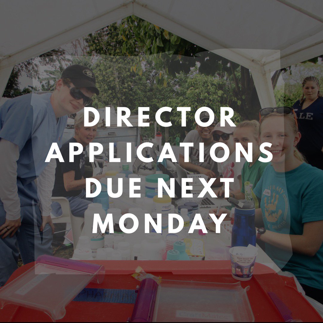 VIDAIUPUI's tweet photo. Director applications are due in 1 week! Everyone is welcome to apply. Don't miss your chance to be a part of a great team of future healthcare leaders! https://t.co/LKs9nV2qGT https://t.co/EeyeEENGA7