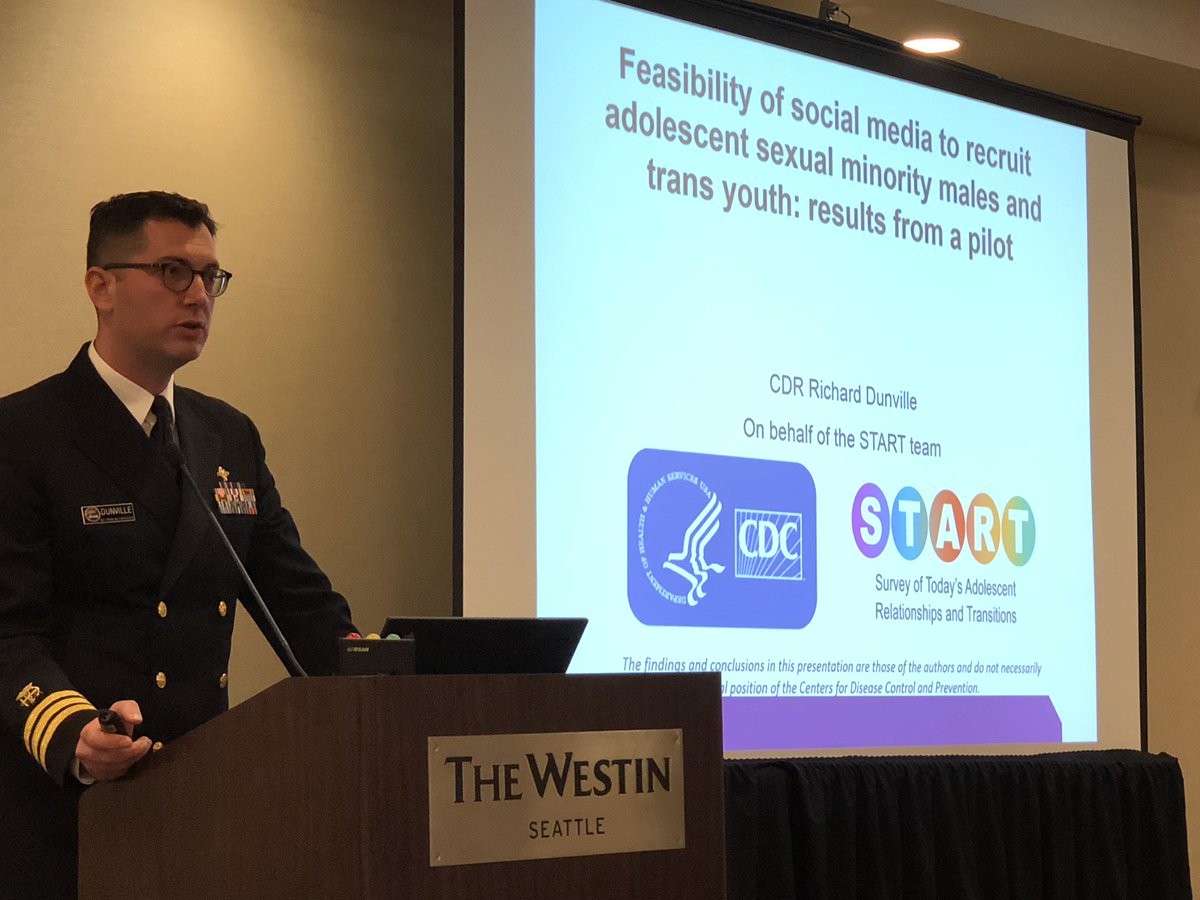 CDC_DASH's tweet photo. Richard Dunville presenting at #SAHM18 last week on practical advice for recruiting #LGBT youth through social media. https://t.co/EGpWzjG1hX