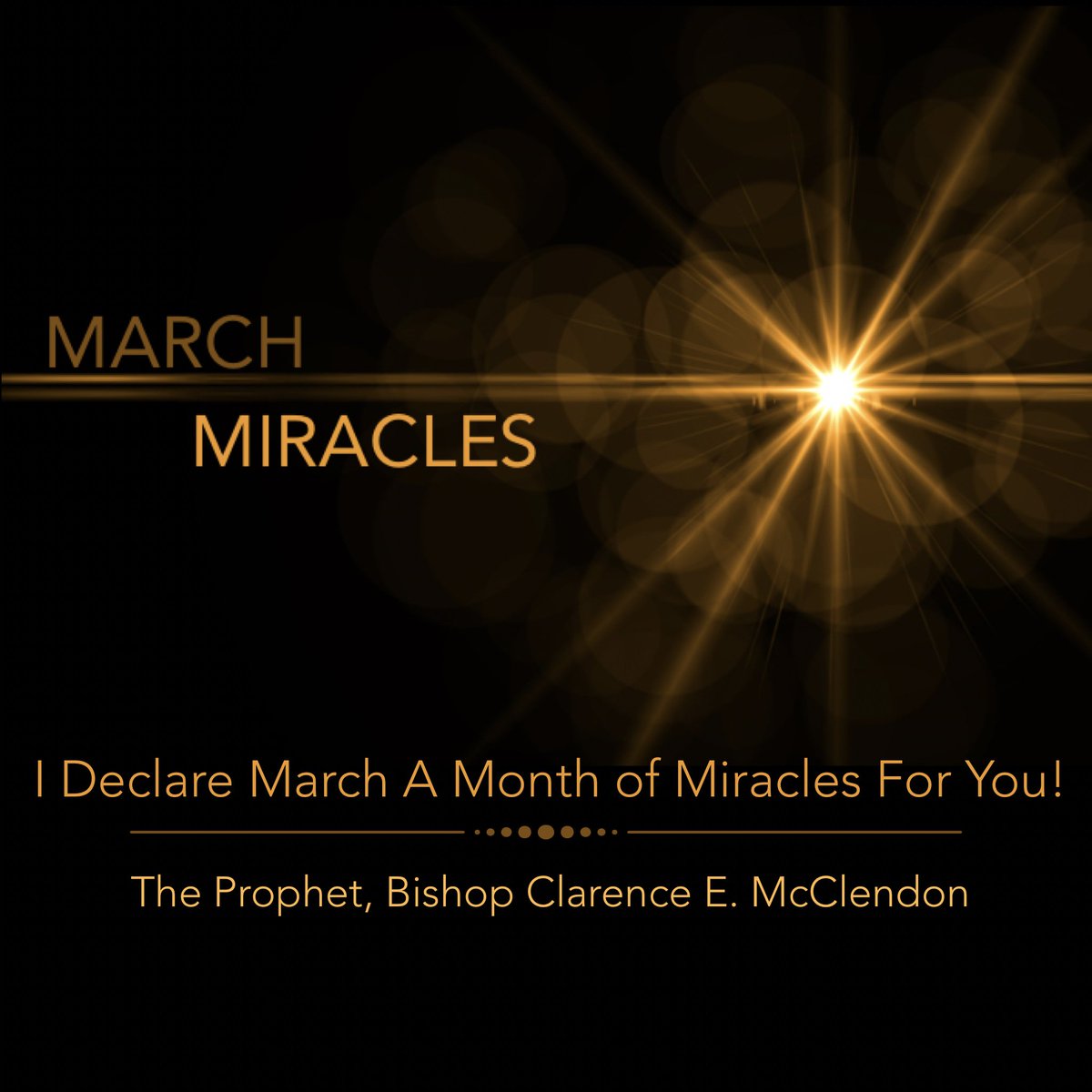 BishopMcClendon's tweet photo. BELIEVE IT! RECEIVE IT! EXPECT IT!
You are stepping into THE MIRACULOUS LIFE!
#MarchMiracles #AMiracle4U #GlobalGraceMonth https://t.co/AYaSWhzetE