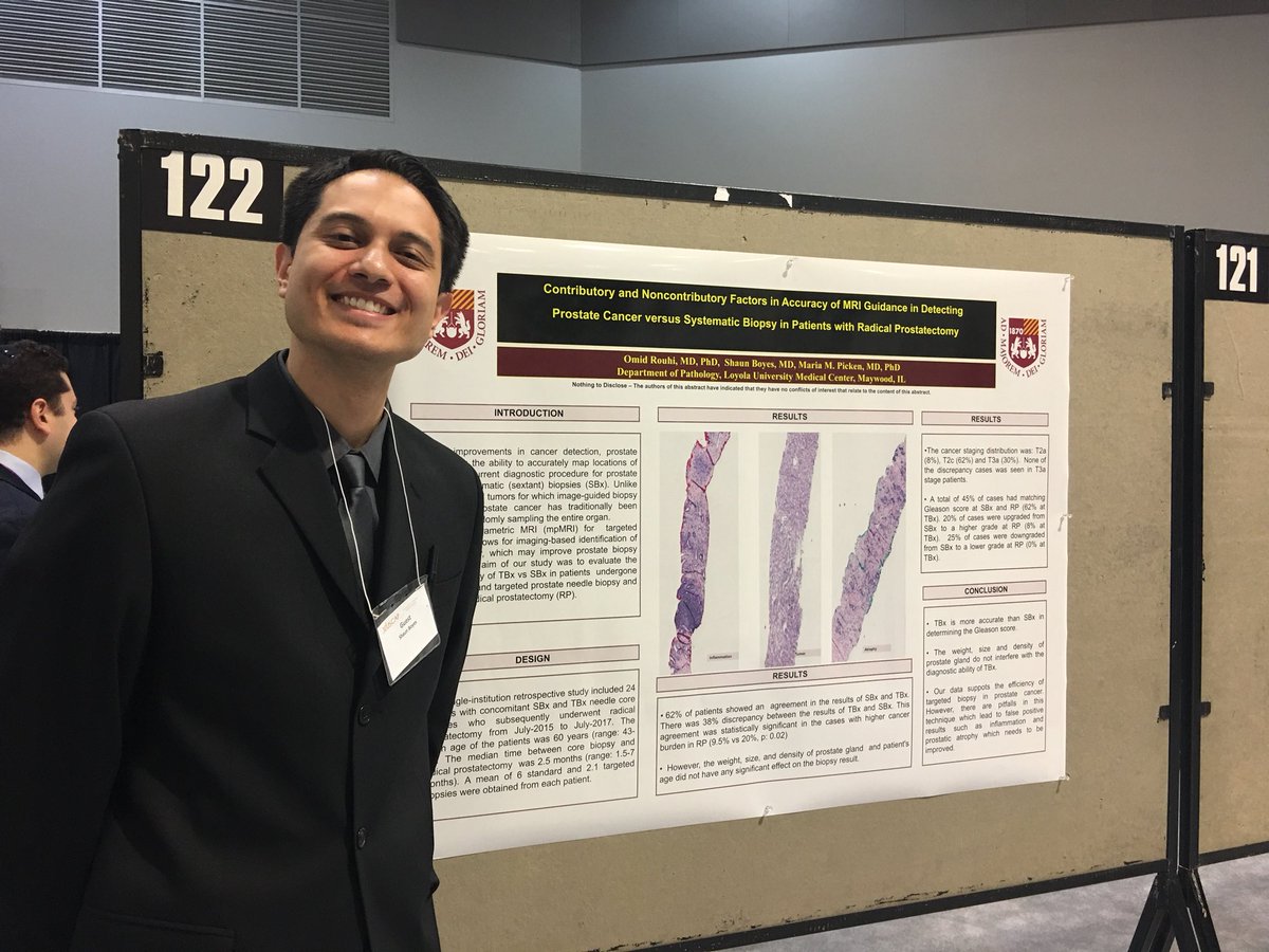eva_wojcik's tweet photo. Go Loyola team. We are so proud of our residents #USCAP2018 @TheUSCAP @barkanga @kmirza @prion87 @Vijuananthan https://t.co/6ObQiYgxaI