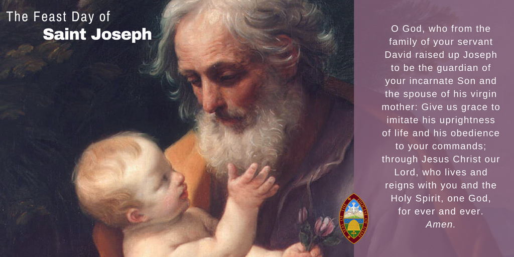 Today we celebrate the Feast of Saint Joseph. #episcopalutah #feastday #episcopal #saints