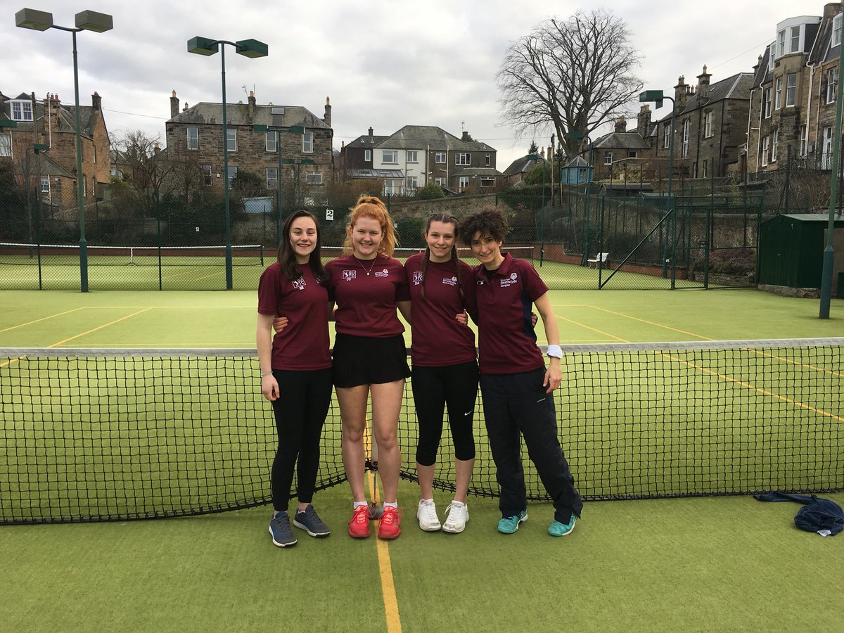 ScotStuSport's tweet photo. #CCFinals2018: We can't wait to welcome both teams from the West this coming Wednesday!

📣  Women's Tennis Cup Final: @UniStrathclyde 2nds v. @UofGlasgow 2nds.
⏰  Start time 1100
📍  @SaintsSport

Stay ahead of the game - https://t.co/OcLMc6KmAY @BUCSsport https://t.co/Y9Nb1t59qN
