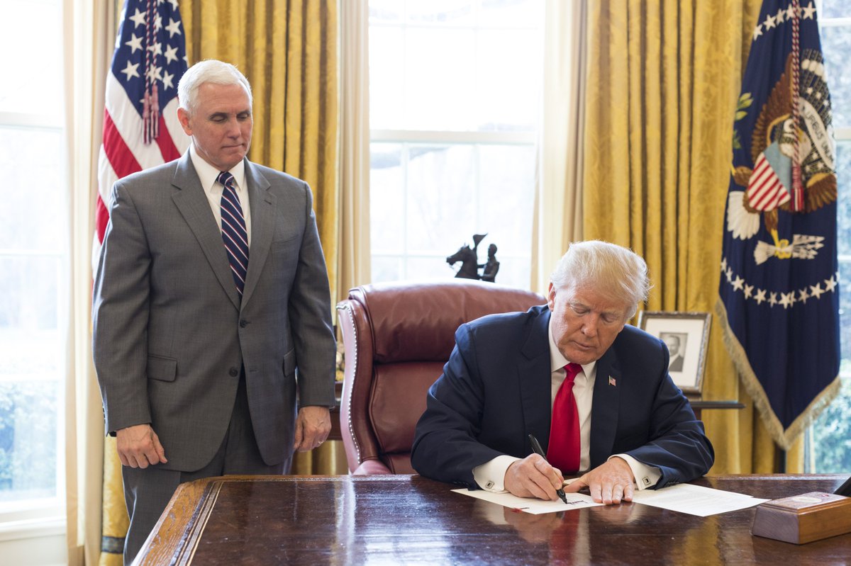 WhiteHouse45's tweet image. Today, President Trump, joined by Vice President Pence, signed an Executive Order to take additional steps to stop the Maduro regime of Venezuela from attempting to circumvent U.S. sanctions by issuing a digital currency.

Read the Executive Order: 45.wh.gov/FWCtvs