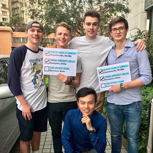 UVAMcIntire's tweet photo. Congrats to our M.S. in Global Commerce students—two continents down, one more to go!  #SeeyouinSpain #MakeItMcIntire #3Continents #2Master'sDegrees #1Year https://t.co/lOuCyPCxbv