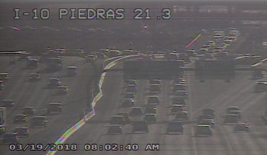 Crash on I-10 West and the Piedras exit not creating a major delay. Keep an eye out for it. https://t.co/YKhokHKKAt