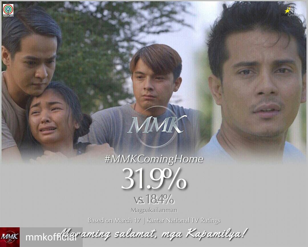 grace102011's tweet photo. Congrats #MMK team and sa lahat ng cast πππ
Proud of you idol #heroangeles πππ
Regrann from @mmkofficial - Maraming salamat sa inyong pagtutok sa #MMKComingHome, mga Kapamilya! #MMK https://t.co/F2uC9saoli