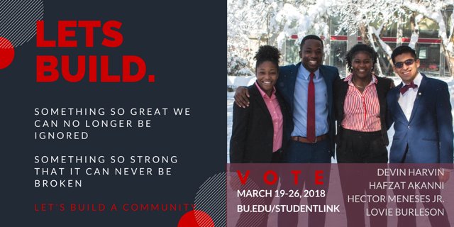 BU_MAPS's tweet photo. We at MAPS here have had the opportunity to meet with BuildBU and discuss their vision and goals for the ideal student government and we were happy to be in conversation with them. We would like to formally endorse BuildBU and urge all supporters of MAPS to vote for BuildBU https://t.co/vsiY3t57Ou