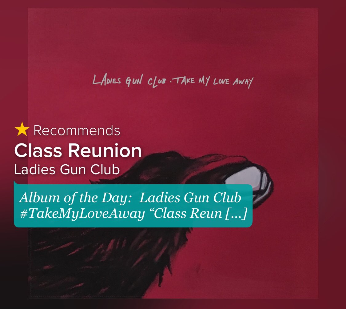 CountryFriedROK's tweet photo. #AlbumoftheDay: Ladies Gun Club #TakeMyLoveAway “Class Reunion” is a devastating song. This whole album is a gem, highlighting the range and beauty of their voices.
We talked w/ #SallyJaye last year. #podcast
https://t.co/YQiIb7XSNn #CFRalumni https://t.co/03mgNVs5Fh