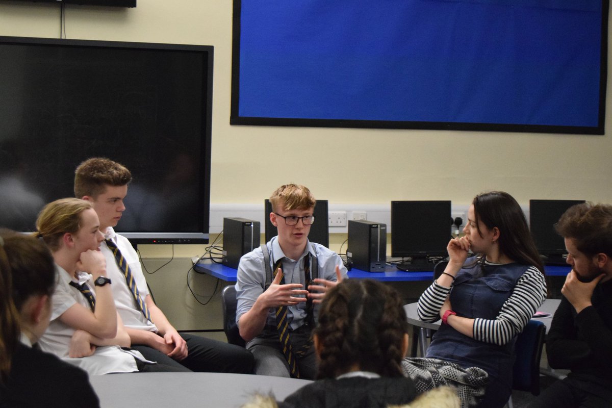 A few pics taken by Yr 13 Beth of our Matravers Young Company's recent <a href="/NTConnections/">Connections</a> Festival Home Performance of The Blue Electric Wind. Do ensure to take a look at the upcoming Matravers Spring Newsletter for further pictures from the evening.