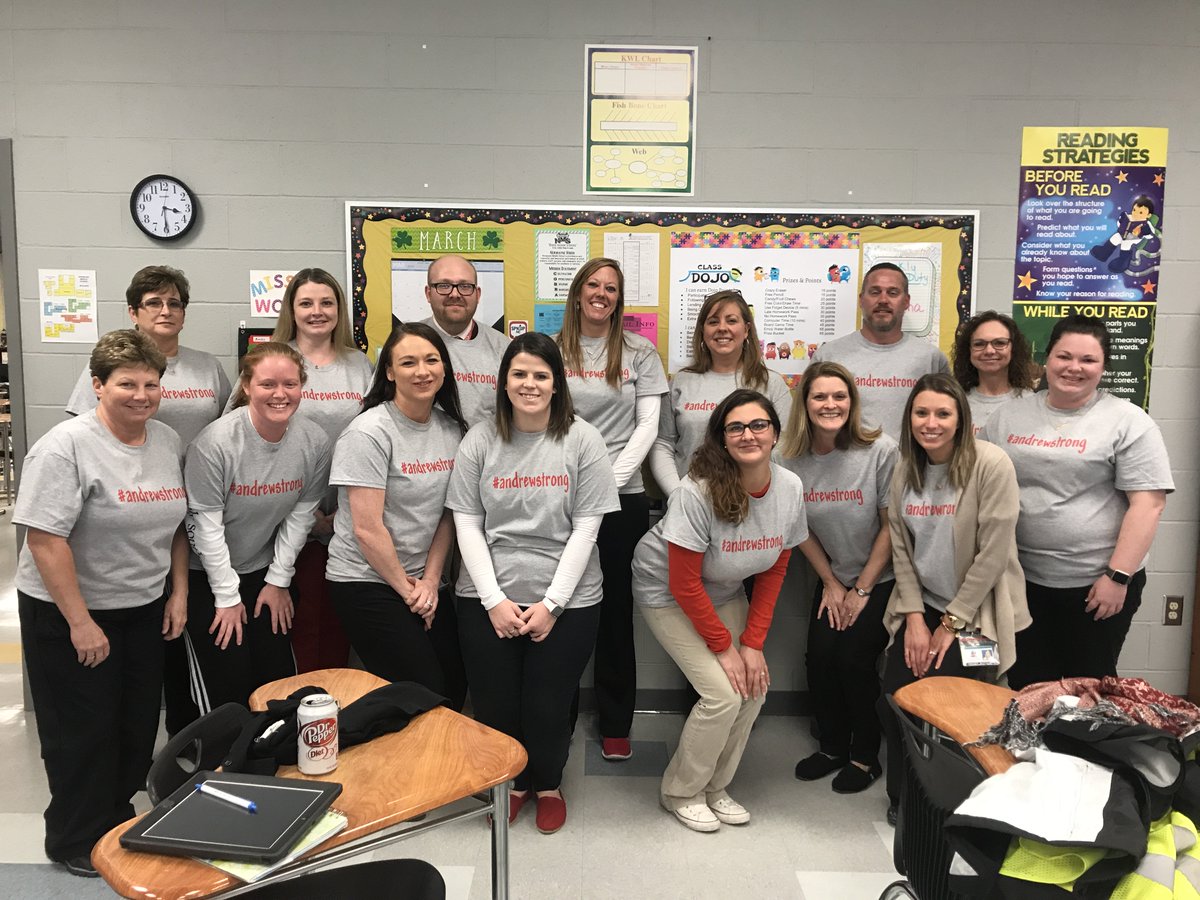 NorwayneMS's tweet image. Norwayne staff supporting #ANDREWSTRONG.