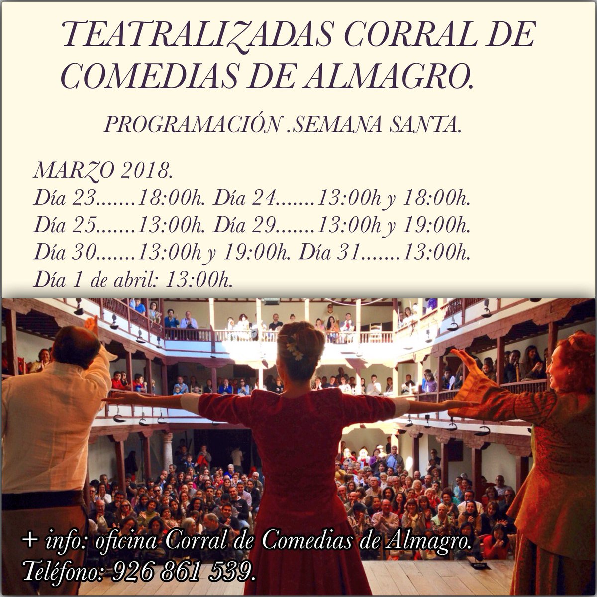 Programación Semana Santa 2018.